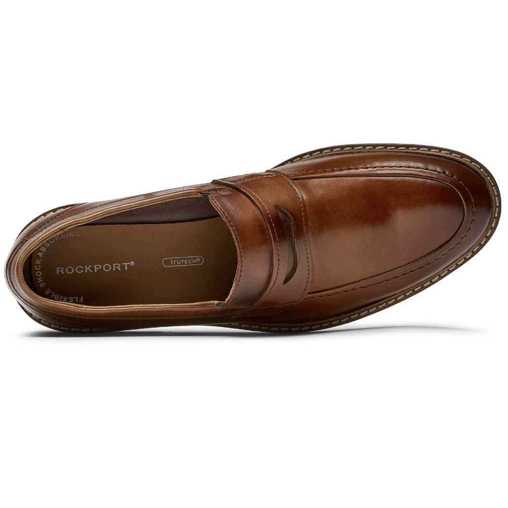 Mocassins Rockport Homem Marrom - Kenton Penny - 48036PFLU